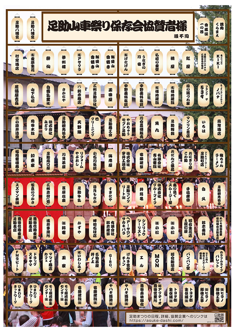 足助まつり令和5年